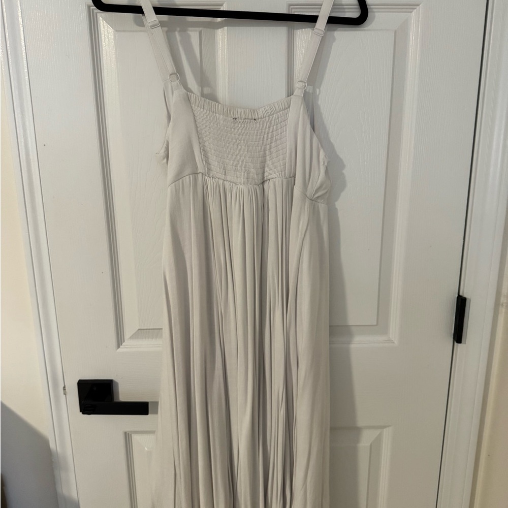 Torrid Midi Textured Woven Button-Front Dress - Picture 6 of 8